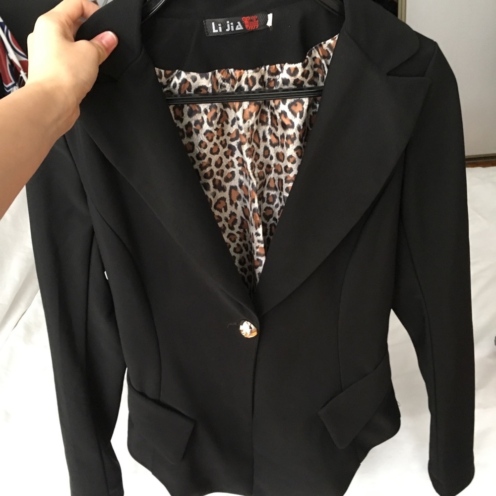 Black blazer jacket